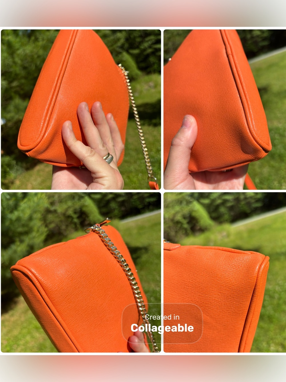 Furla Orange Crossbody Bag - Picture 12 of 14